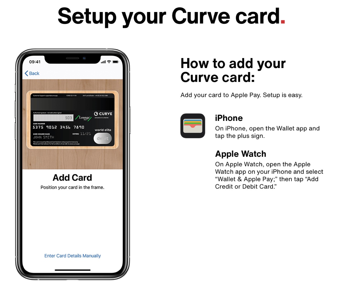 Apple Pay in Europa supporta qualsiasi carta tramite Curve