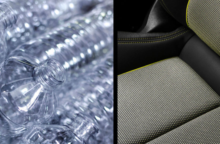 Nuova Audi A3: oltre 100 bottiglie riciclate per i rivestimenti in abitacolo