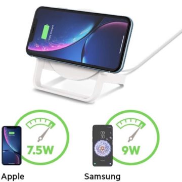 Belkin Boost Up, il pad di ricarica wireless con funzione stand in sconto per poche ore