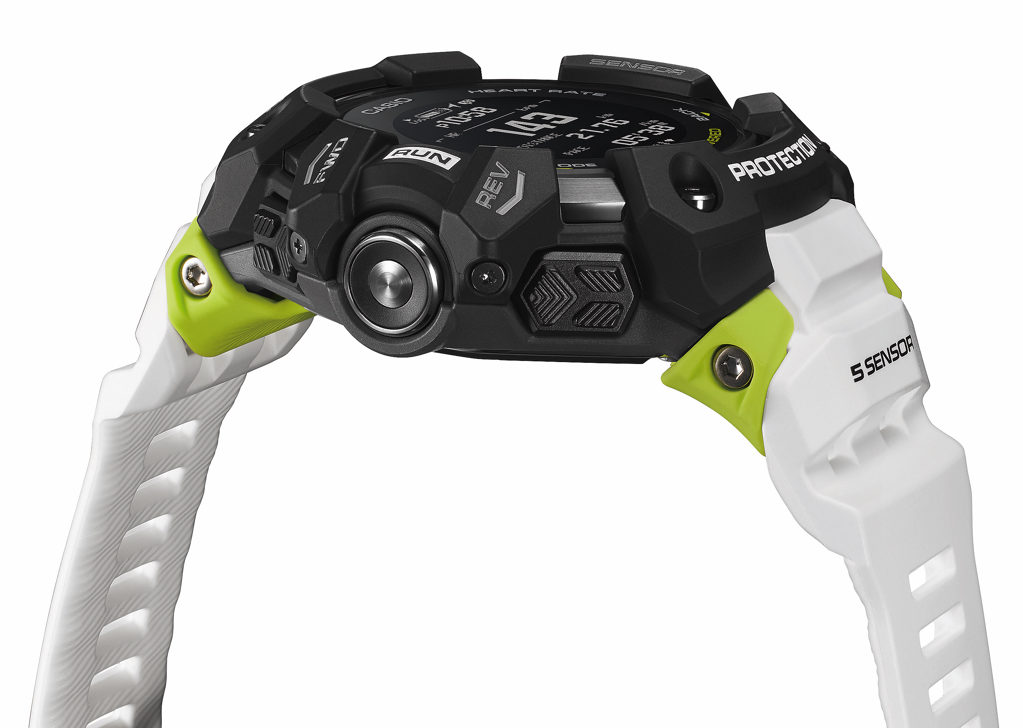 G-Shock GBD-H1000 è una miniera di sensori, inclusi battito cardiaco e GPS