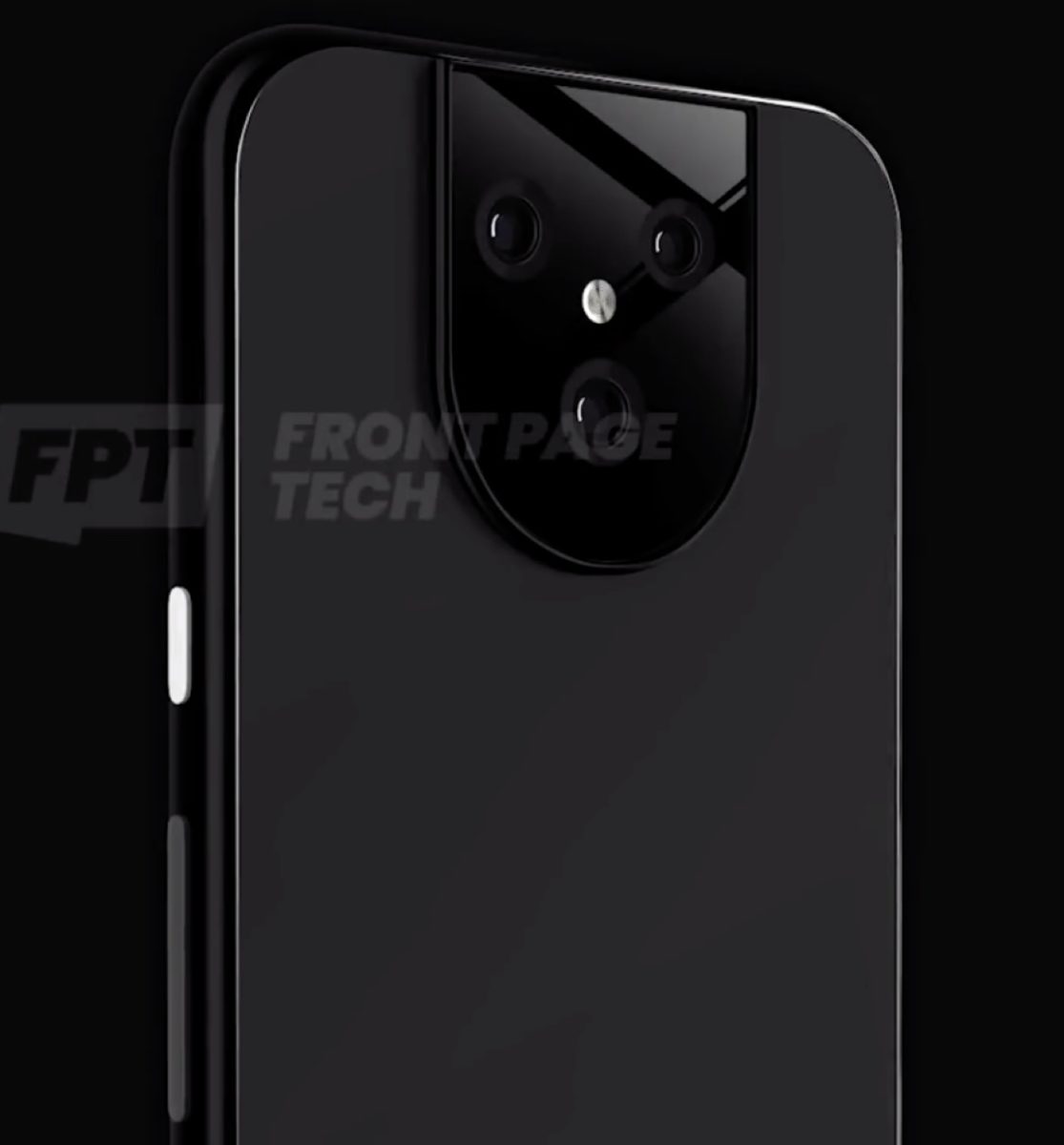 Google Pixel 5 XL il render del prototipo mostra un blocco fotocamere speciale