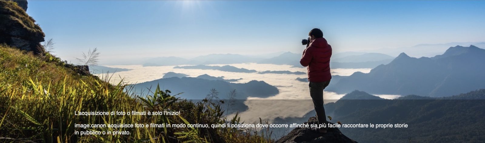 Dal Wi-Fi della fotocamera al cloud: con image.canon il servizio di archiviazione gratuito di Canon