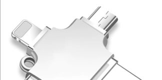 Gocomma 4-in-1, il lettore MicroSD con connettore Lightning, MicroUSB e USB-C che costa solo 9,15 euro