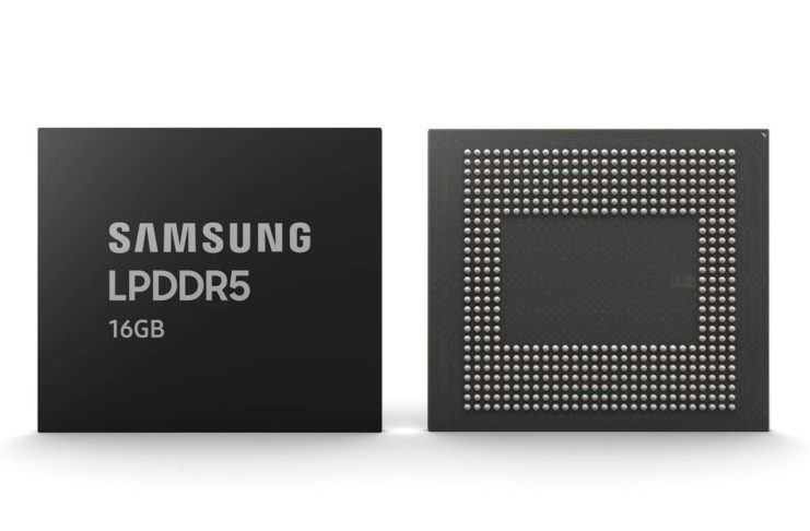 Samsung ha avviato la produzione di DRAM 16GB LPDDR5 per smartphone premium di futura generazione