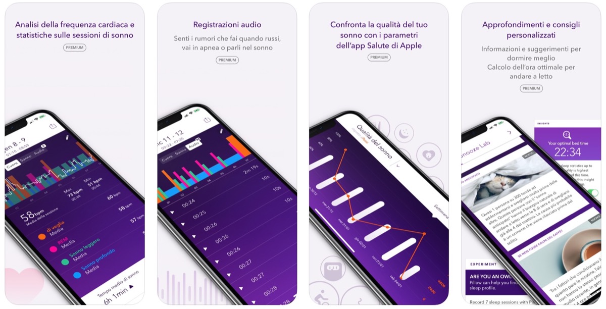 L’app Pillow monitora i cicli di sonno da iPhone, iPad e Apple Watch