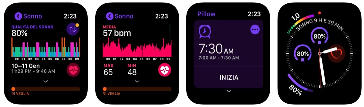 L’app Pillow monitora i cicli di sonno da iPhone, iPad e Apple Watch