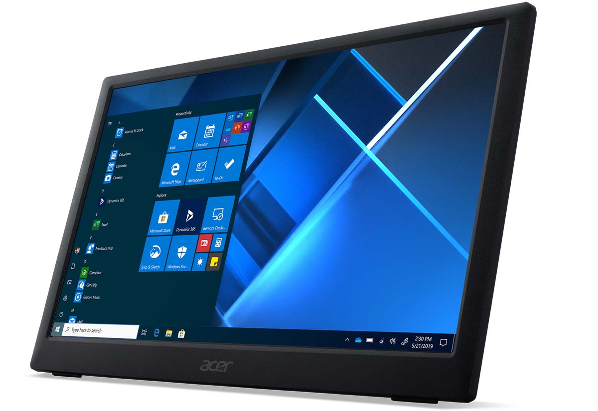 Acer PM161Q è un monitor USB-C portatile per lavorare in viaggio