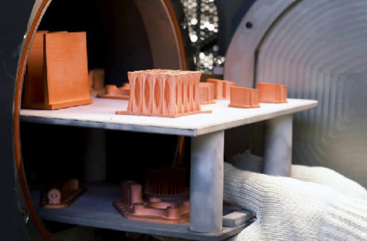 Anche il rame come materiale nella stampa 3D con il sistema “Metal X”