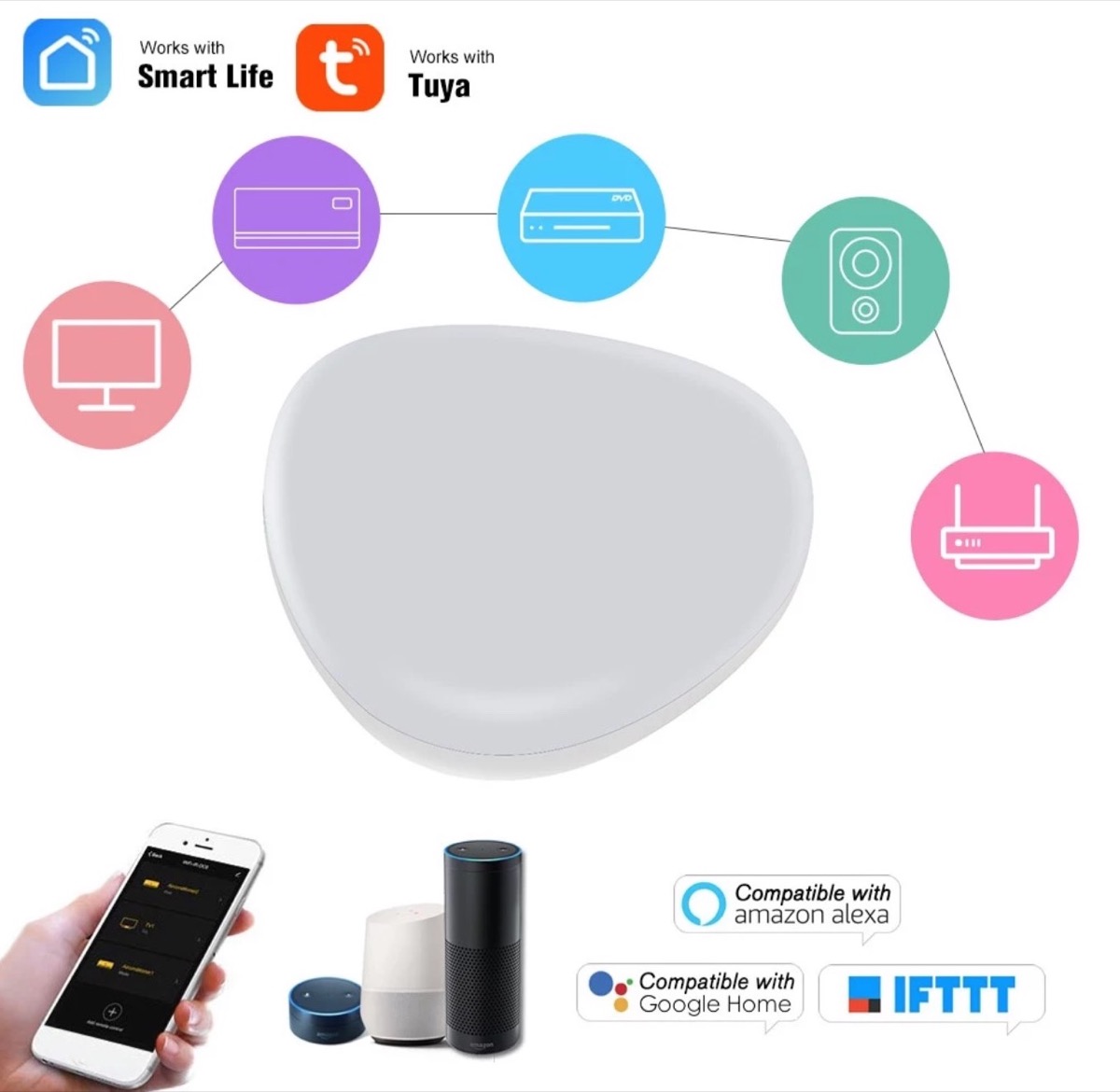 La saponetta WiFi che abilita il controllo Smart di qualsiasi dispositivo a infrarossi