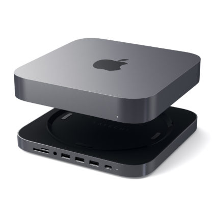 Recensione Satechi Type-C Aluminum Stand &amp; Hub for Mac Mini