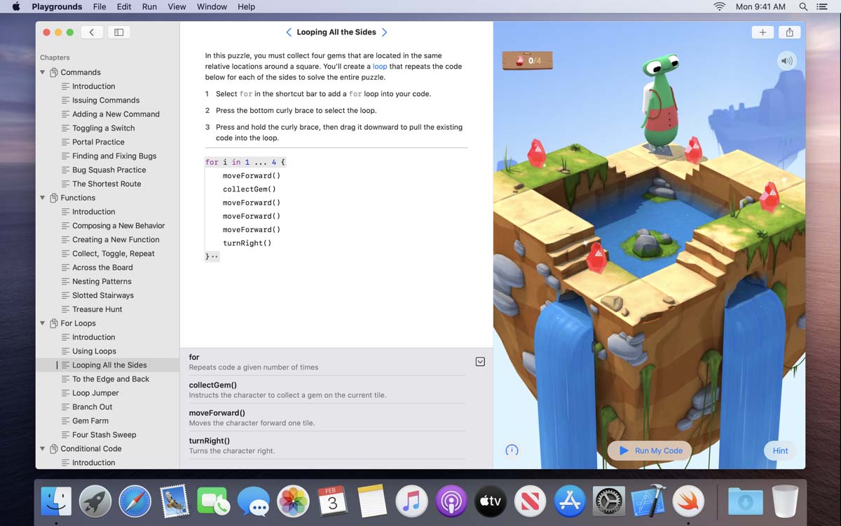 Swift Playgrounds disponibile anche per macOS grazie a Catalyst