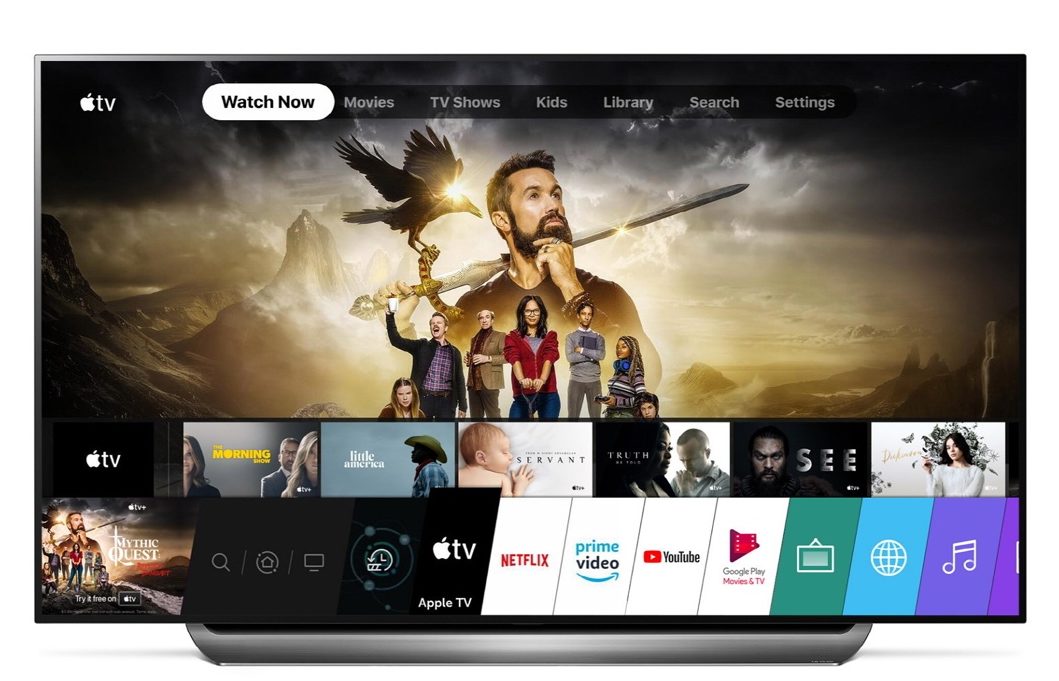Sui televisori LG del 2019 arriva l’app Apple TV in oltre 80 paesi