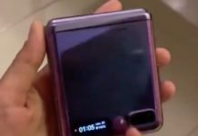 In video Samsung Galaxy Z Flip sfoggia un display pieghevole extra lungo