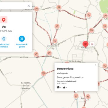 Coronavirus nel Nord Italia, la community di Waze si mobilita