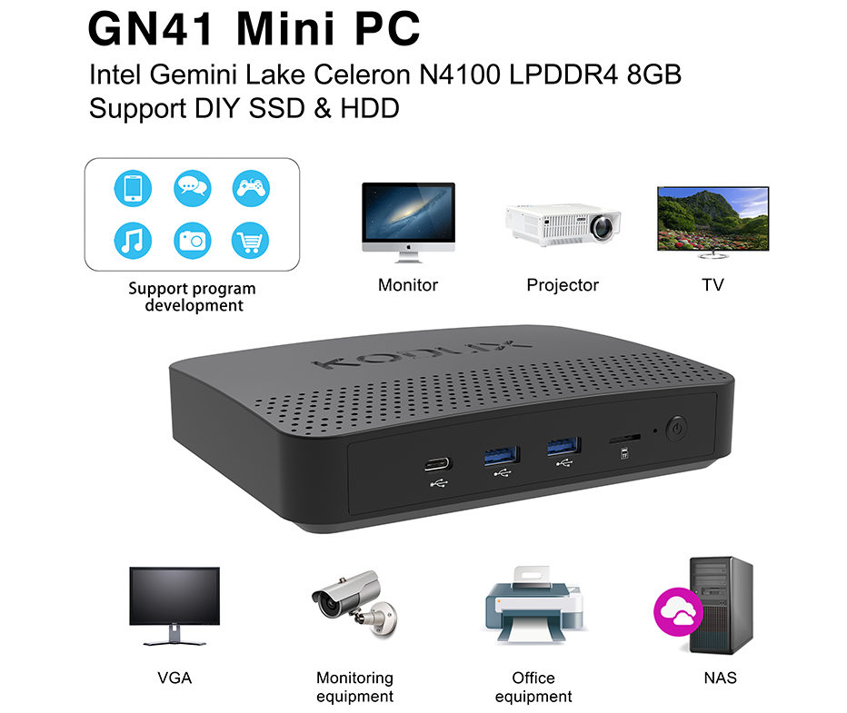 KODLIX GN41, il mini PC con 8 GB di RAM in super offerta scontato di quasi 40 euro KODLIX GN41, il mini PC con 8 GB di RAM in super offerta scontato di quasi 40 euro