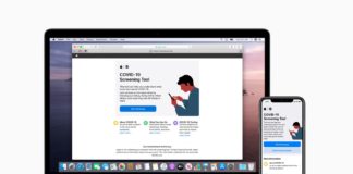 Apple sito e app COVID-19