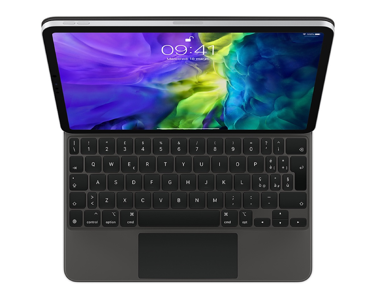 Apple Magic Keyboard con Trackpad funziona con gli iPad Pro 2018