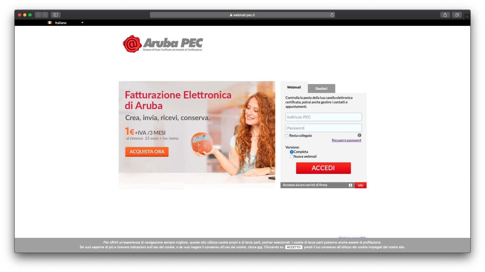 Aruba ha messo a rischio i dati di 6 milioni di PEC Aruba ha messo a rischio i dati di 6 milioni di PEC