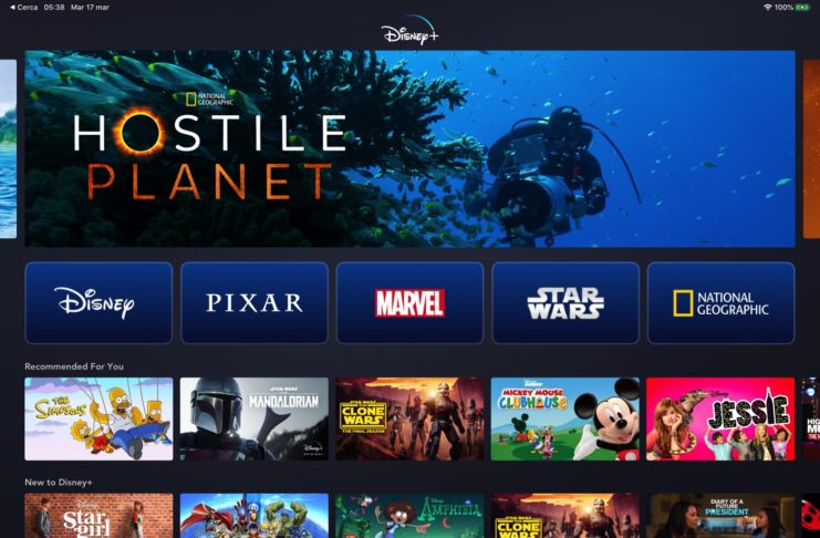 Anteprima Disney + su iPhone e iPad: ecco cosa vedremo dal 24 Marzo