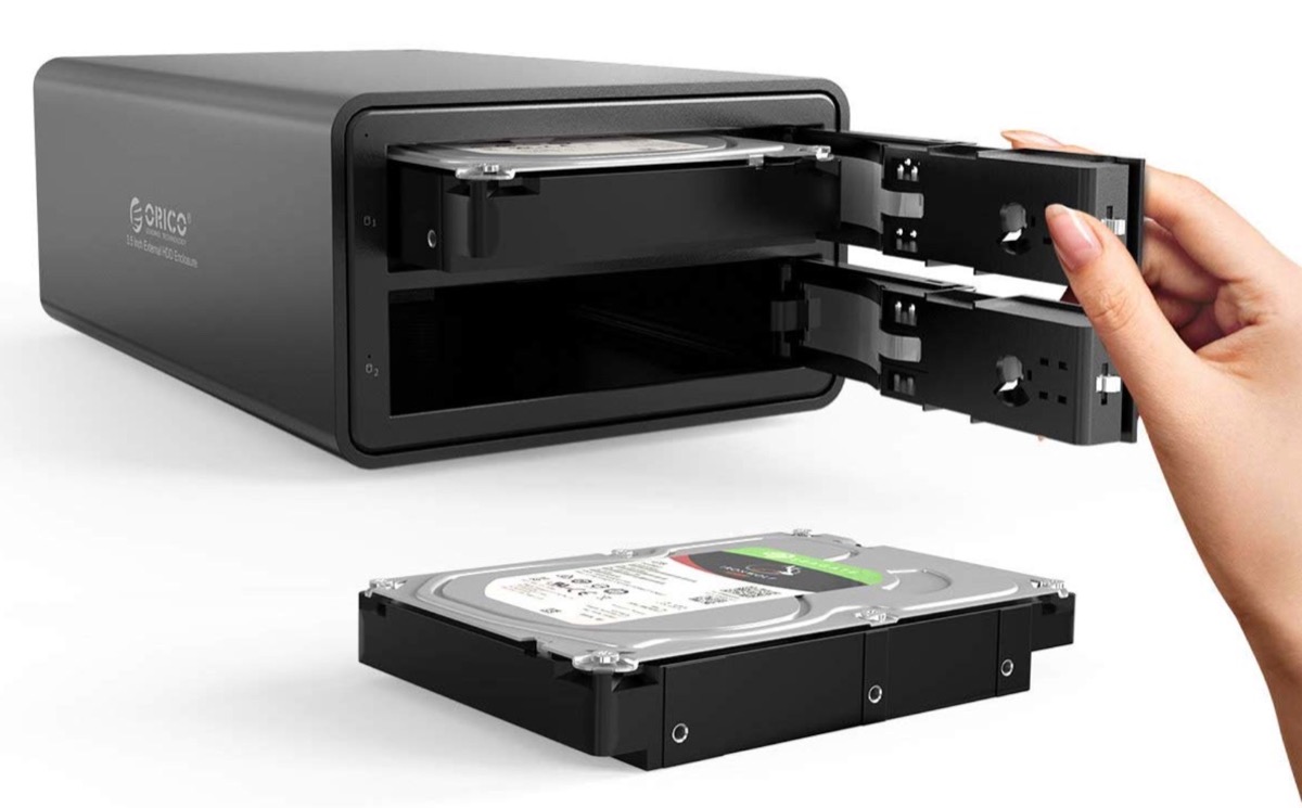 Orico 9528U3, docking station in alluminio con due slot in sconto a 79,99 euro