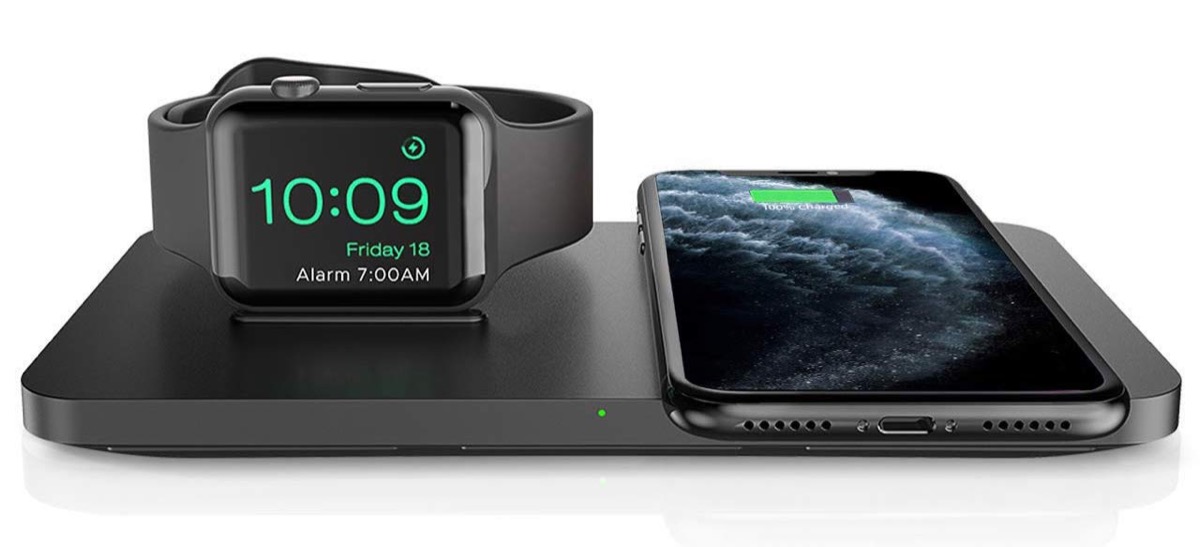 Base di ricarica wireless Seneo per iPhone e Apple Watch a soli 17,99 euro