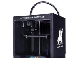 Flying Bear Ghost 4S, la stampante 3D fai dai te in metallo e vetro in offerta a 288,43