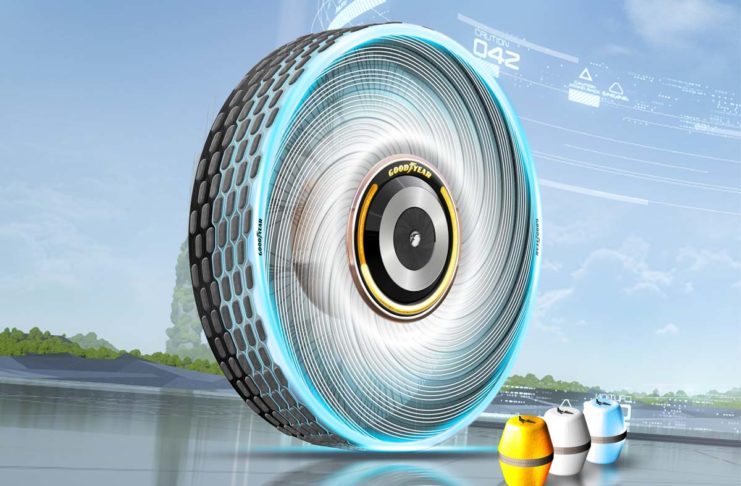 Goodyear reCharge è il concept di pneumatico con mescola ricaricabile