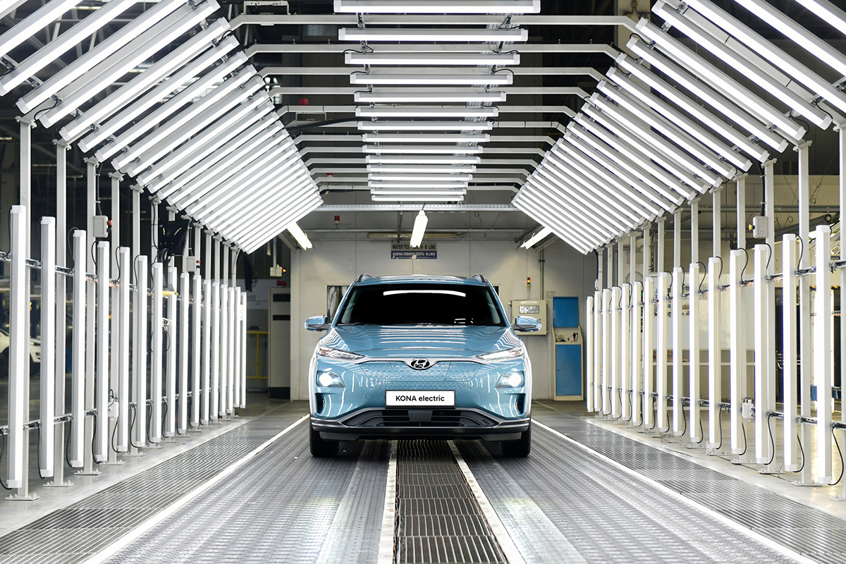 Hyundai avvia la produzione della Kona Electric in Repubblica Ceca