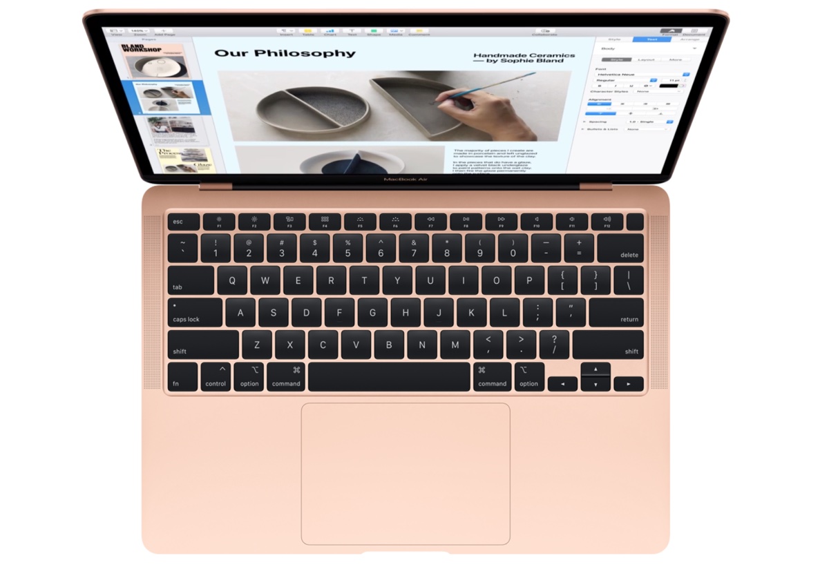 Apple presenta il nuovo MacBook Air con prestazioni raddoppiate e Magic Keyboard