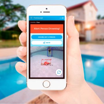 Manta 3000 monitora la piscina contro il pericolo annegamento