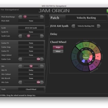 MIDI Guitar per Mac trasforma la chitarra in un controller MIDI
