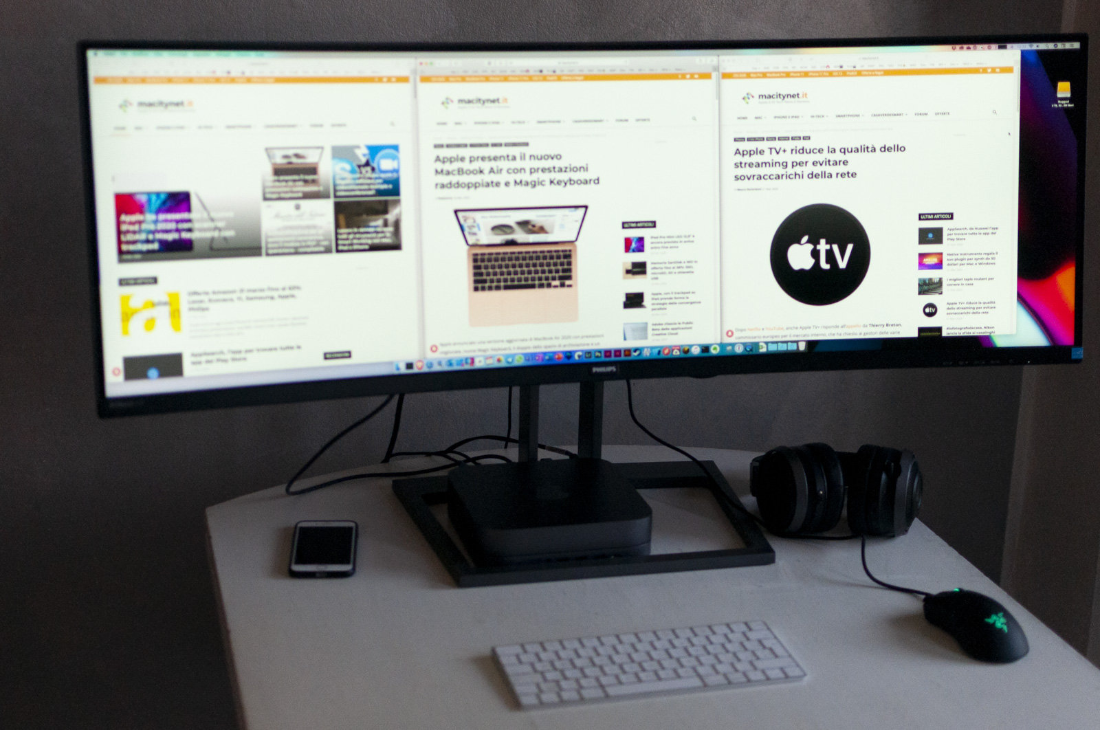 Recensione Philips PHL 439P9H, una esagerazione a cui ci si abitua molto presto Recensione Philips PHL 439P9H, una esagerazione a cui ci si abitua molto presto