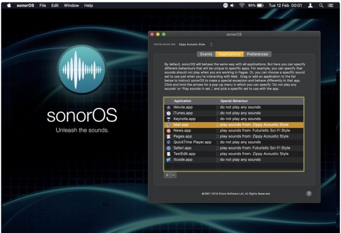 Oltre il bong! SonorOS aggiunge nuove voci al vostro Mac
