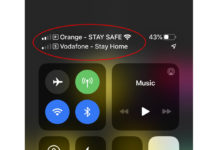 Al posto del nome operatore la voce “State a casa” sui telefoni in varie nazioni