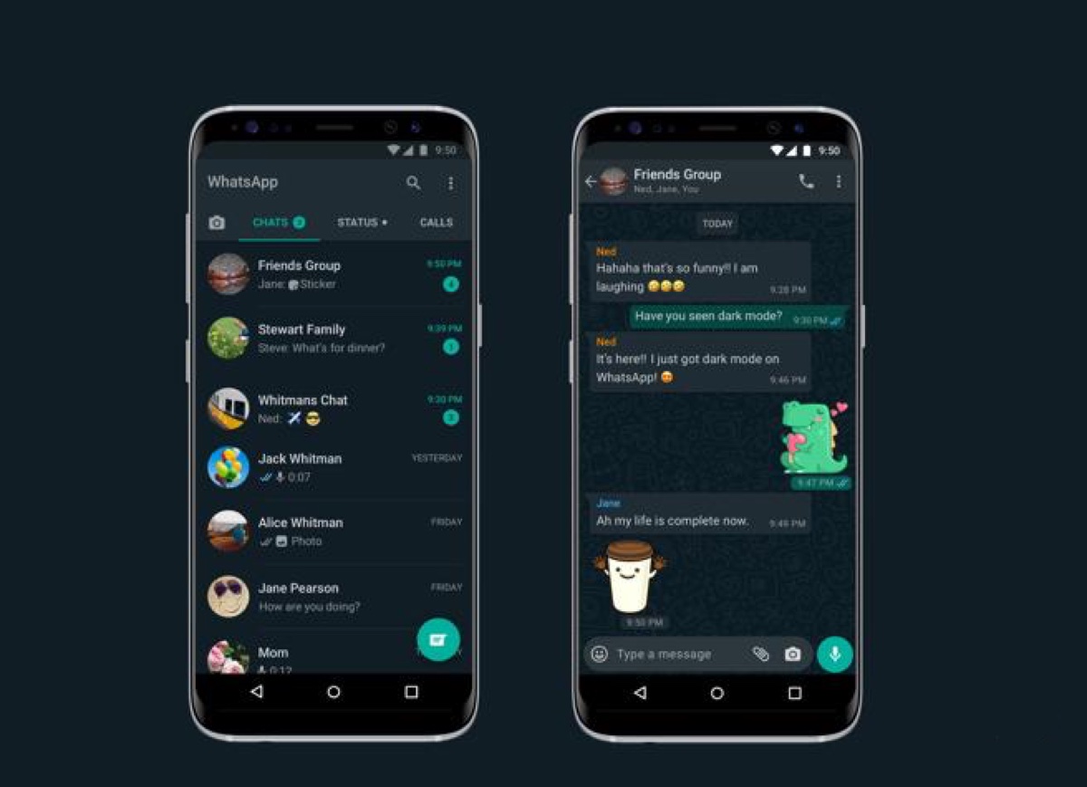 WhatsApp con modalità dark è disponibile su iPhone e Android WhatsApp con modalità dark è disponibile su iPhone e Android