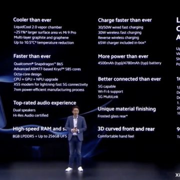 Xiaomi Mi 10, Mi 10 Pro e Mi 10 Lite ufficiali, dal 7 aprile in Italia da 349 euro