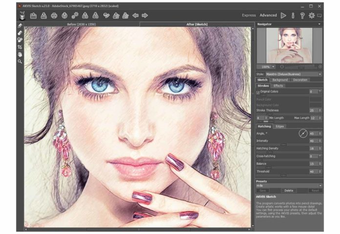 AKVIS Sketch 23.0, il software per convertire foto in disegni ora con lo stile “Maestro”