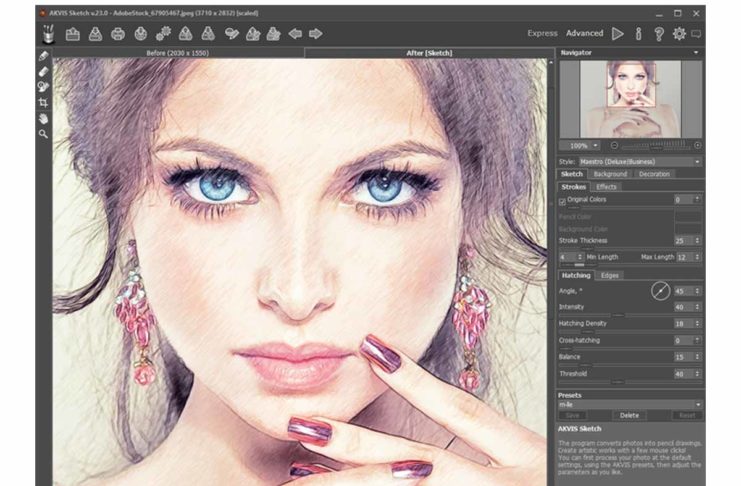 AKVIS Sketch 23.0, il software per convertire foto in disegni ora con lo stile “Maestro”