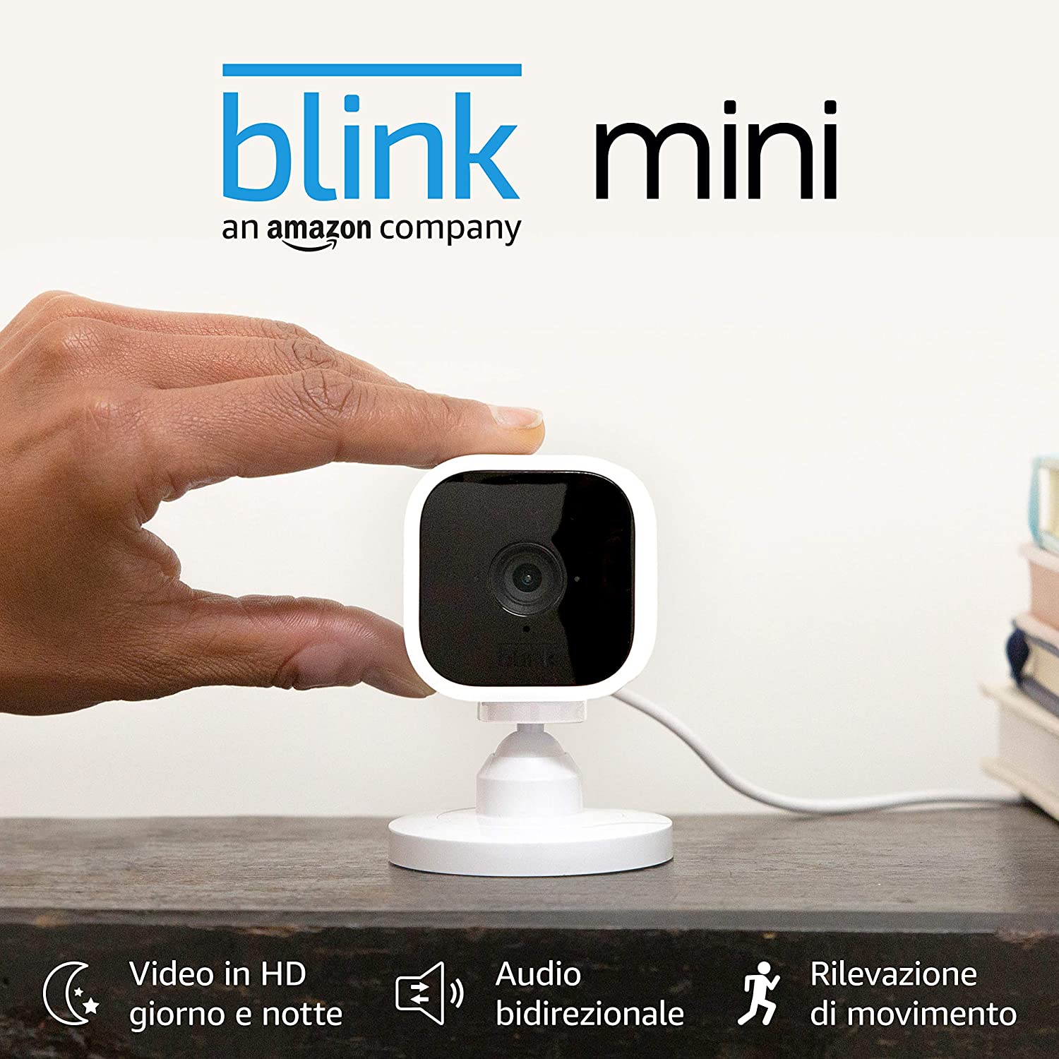 Amazon Blink Mini è la telecamera di sicurezza compatta e completa a 39,99 euro