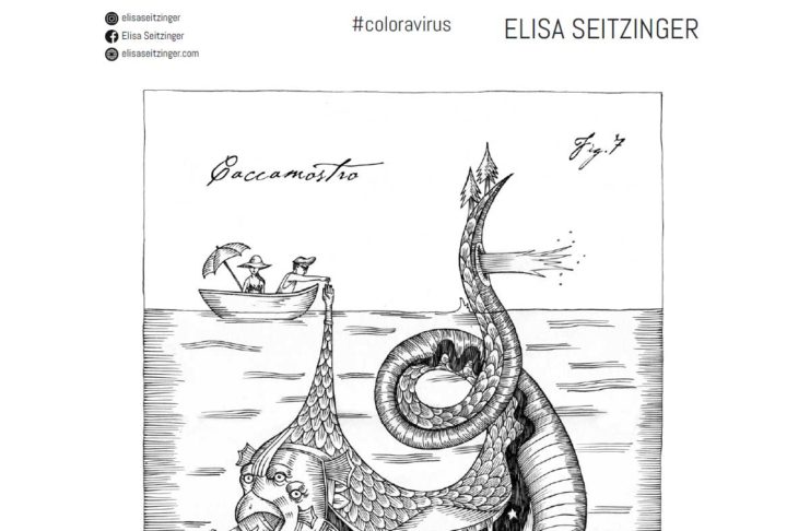 #COLORAVIRUS: uno sketck-book con 100 disegni da colorare a casa