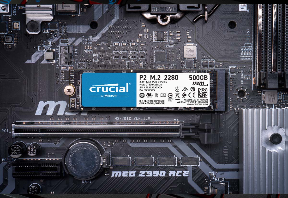Micron amplia la gamma di SSD Crucial NVMe con Crucial P5 e P2