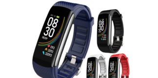 C6T la smart band che misura anche la temperatura corporea in offerta a 14.99 euro