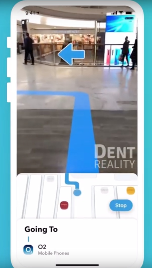 Apple e Dent Reality lavorano alla navigazione in interni in realtà aumentata