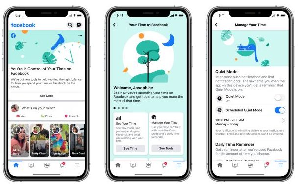 Facebook lancia la modalità silenziosa per trascorrere meno tempo sul social Facebook lancia la modalità silenziosa per trascorrere meno tempo sul social