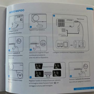 Recensione proiettore economico full HD Vankyo V630