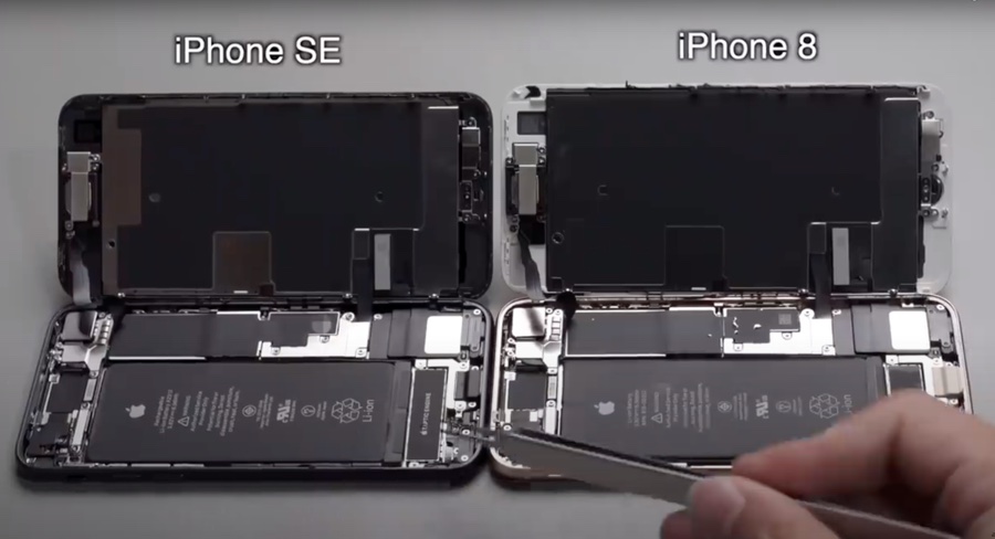 iPhone SE 2020 smontato svela la somiglianza con iPhone 8 all’interno