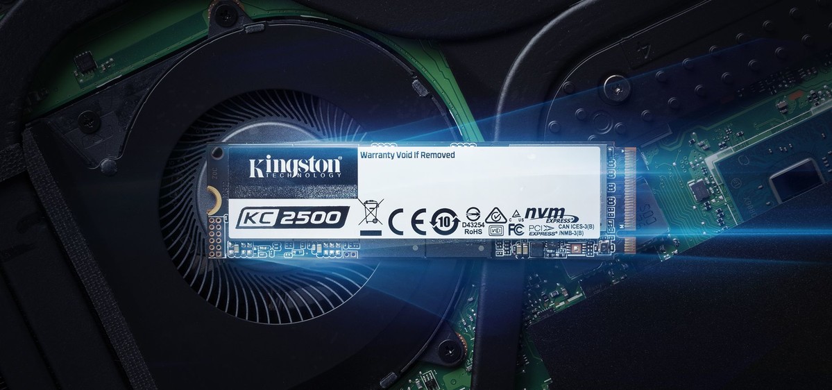 Kingston ha presentato l’SSD di prossima generazione NVMe PCIe KC2500
