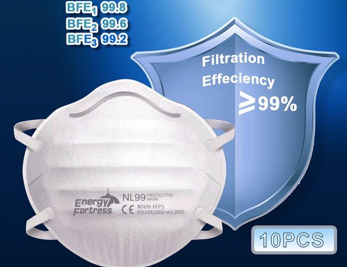 Mascherine FFP3, chirurgiche e saturimetro in offerta su Aliexpress e eBay