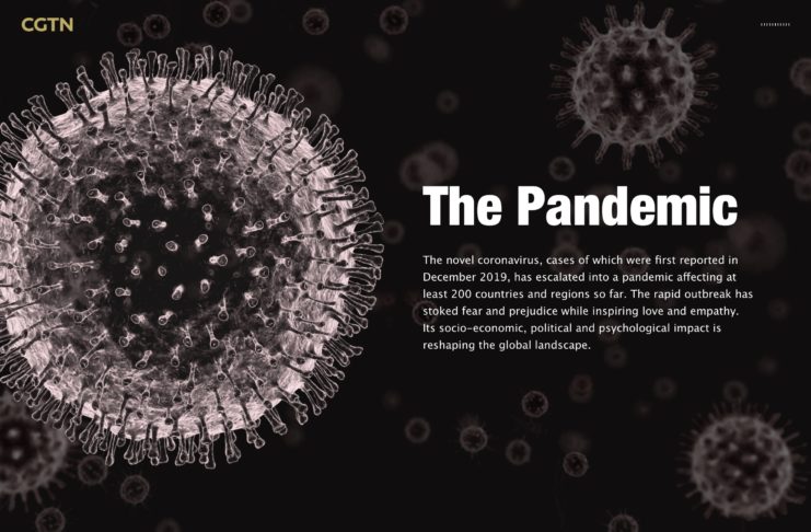 Infografiche, statistiche interattività: così la TV Cinese spiega la storia del virus