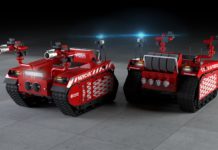 I robot per l’estinzione degli incendi in aiuto ai vigili del fuoco I robot perl’estinzione degli incendii in aiuto ai vigili del fuoco